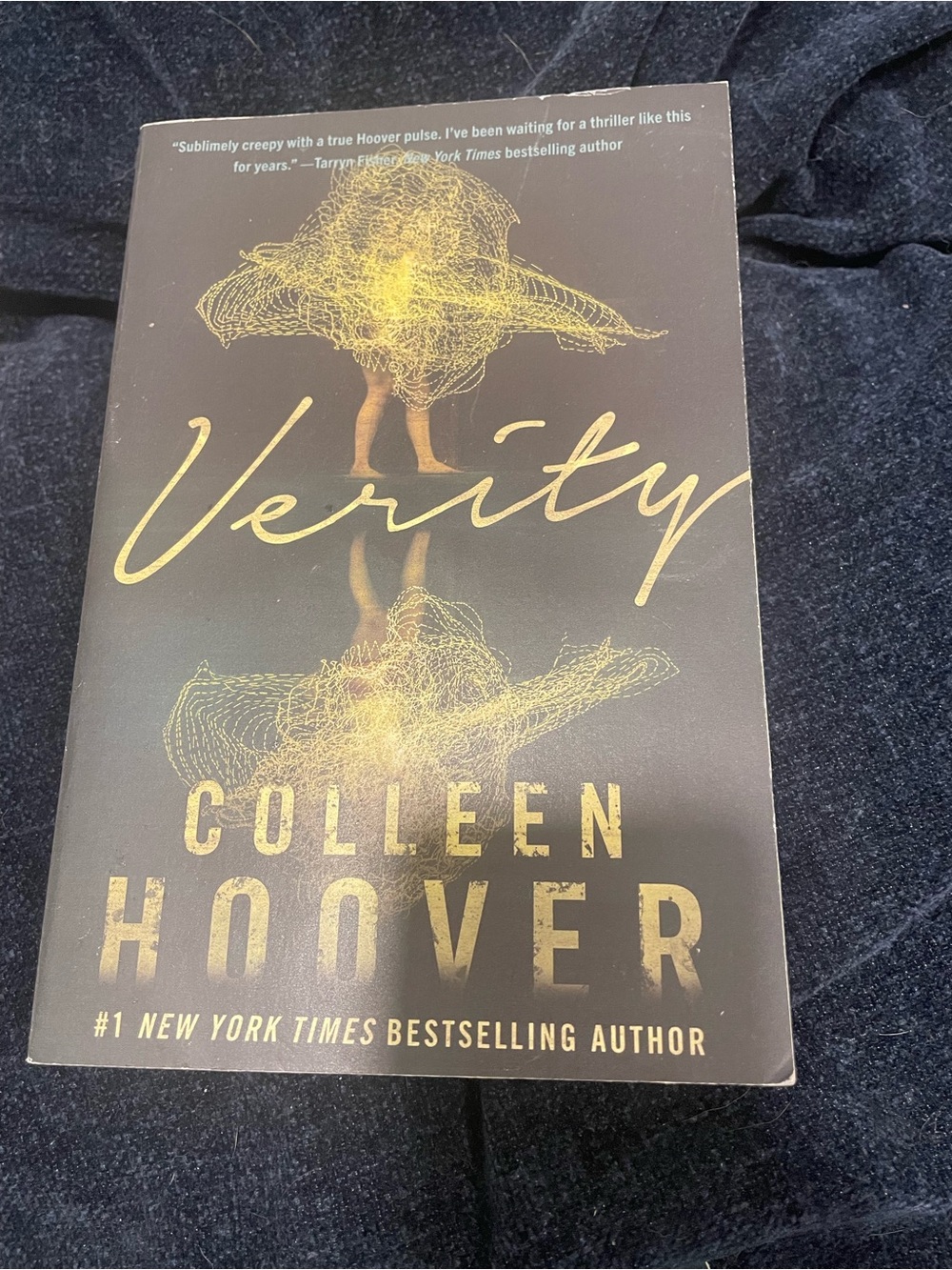 Verity Paperback - Black & Gold Cover
